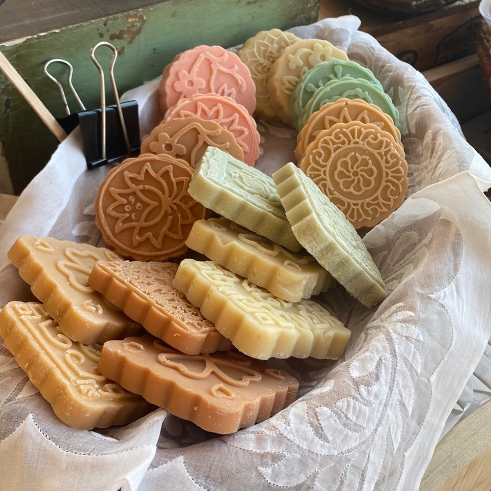 Goat’s Milk Cookies soap, assorted shape and design, various scents available.